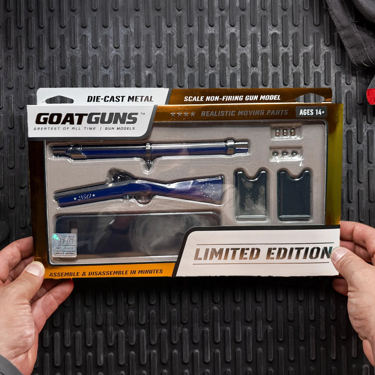 GoatGuns Musket 250th Anniversary limited edition packaging