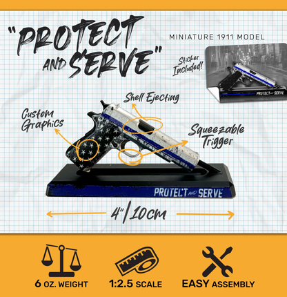 1911 Blue Line Protect and Serve feature graphic