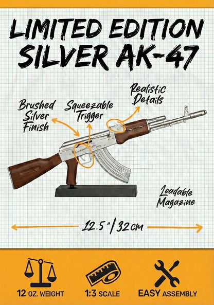 AK47 Silver limited edition feature graphic