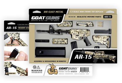 AR15 Desert Storm packaging and parts overview
