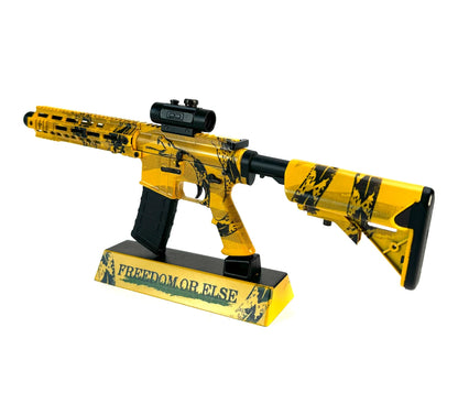 AR15 Don't Tread on Me model rear angle