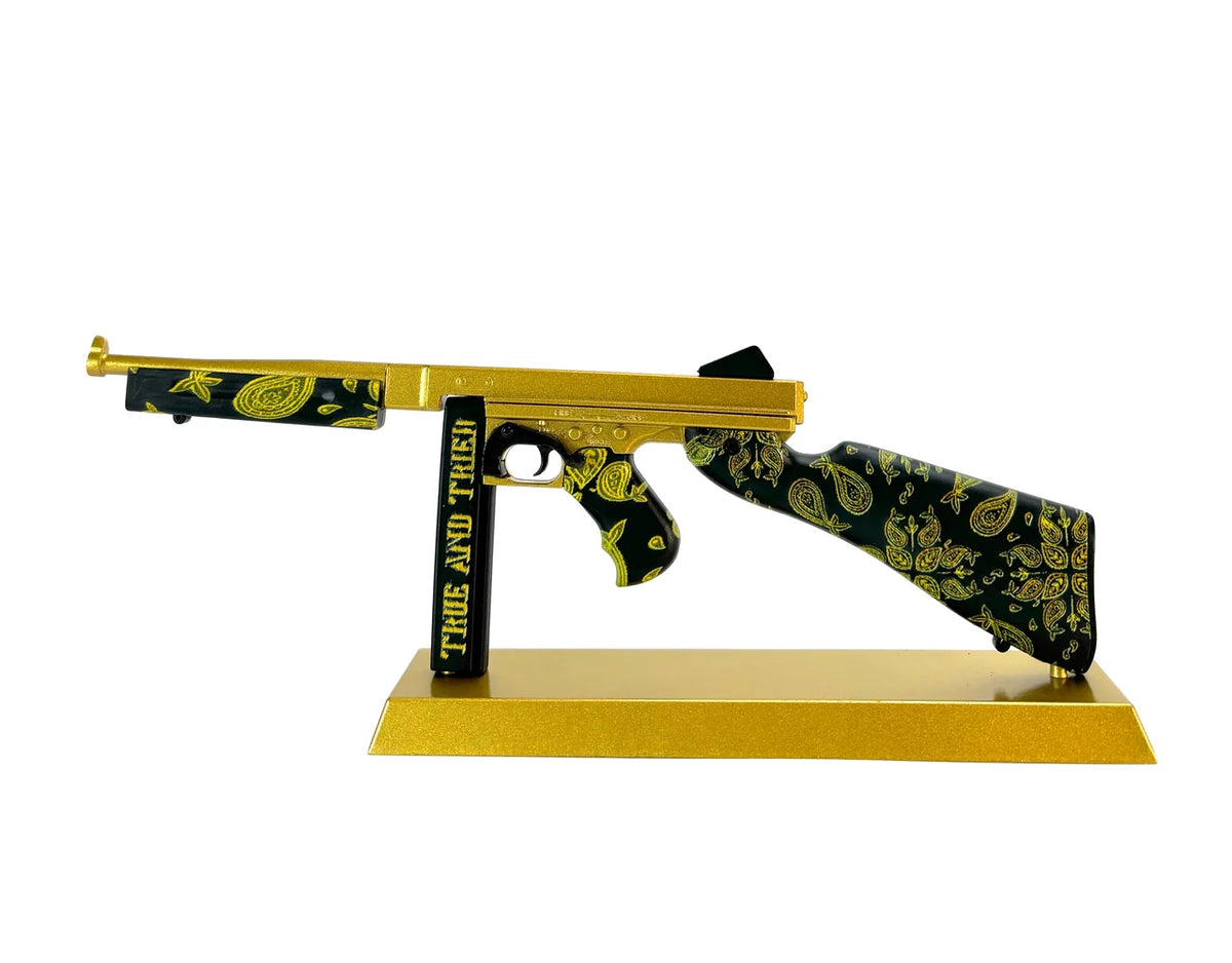 Thompson Mobster limited edition model on gold stand