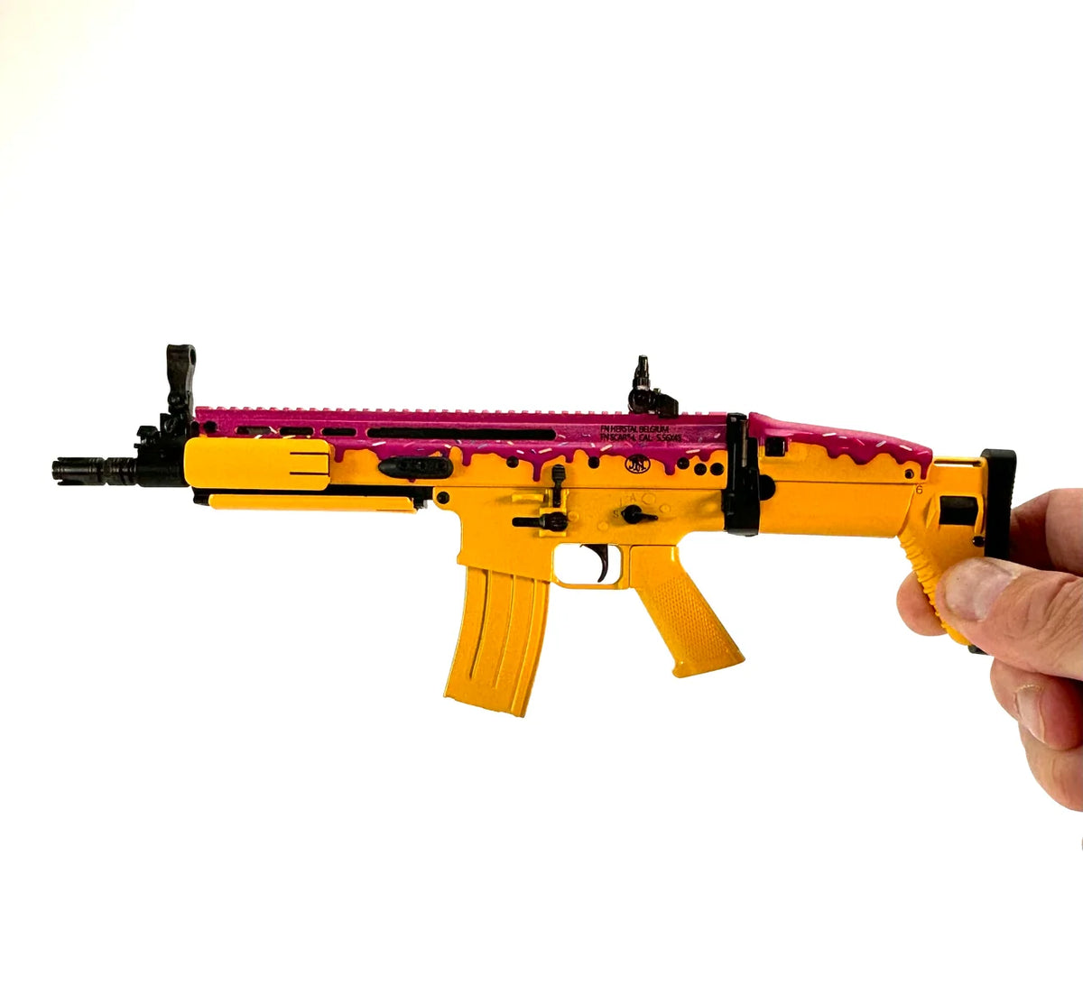 FN SCAR Sprinkles model held in hand