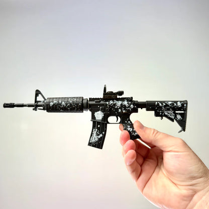 AR15 Smile More model held in hand, right view