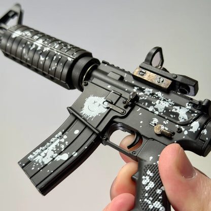 Smile More AR15 receiver closeup left