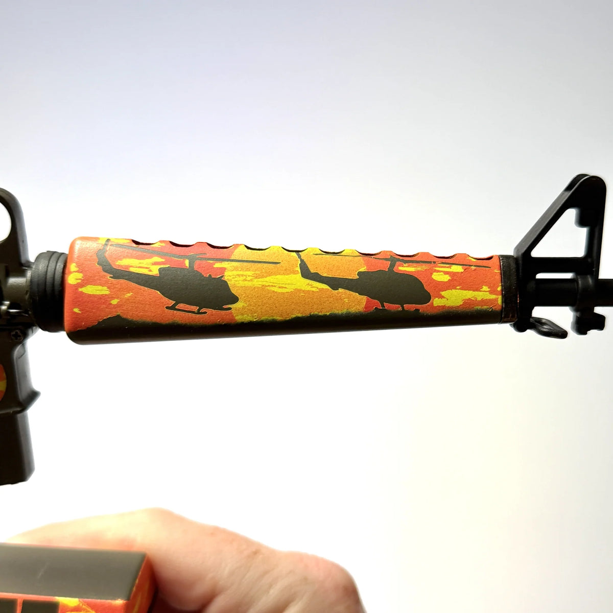 M16 Vietnam helicopter artwork detail