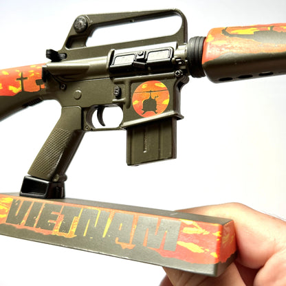 M16 Vietnam model receiver detail
