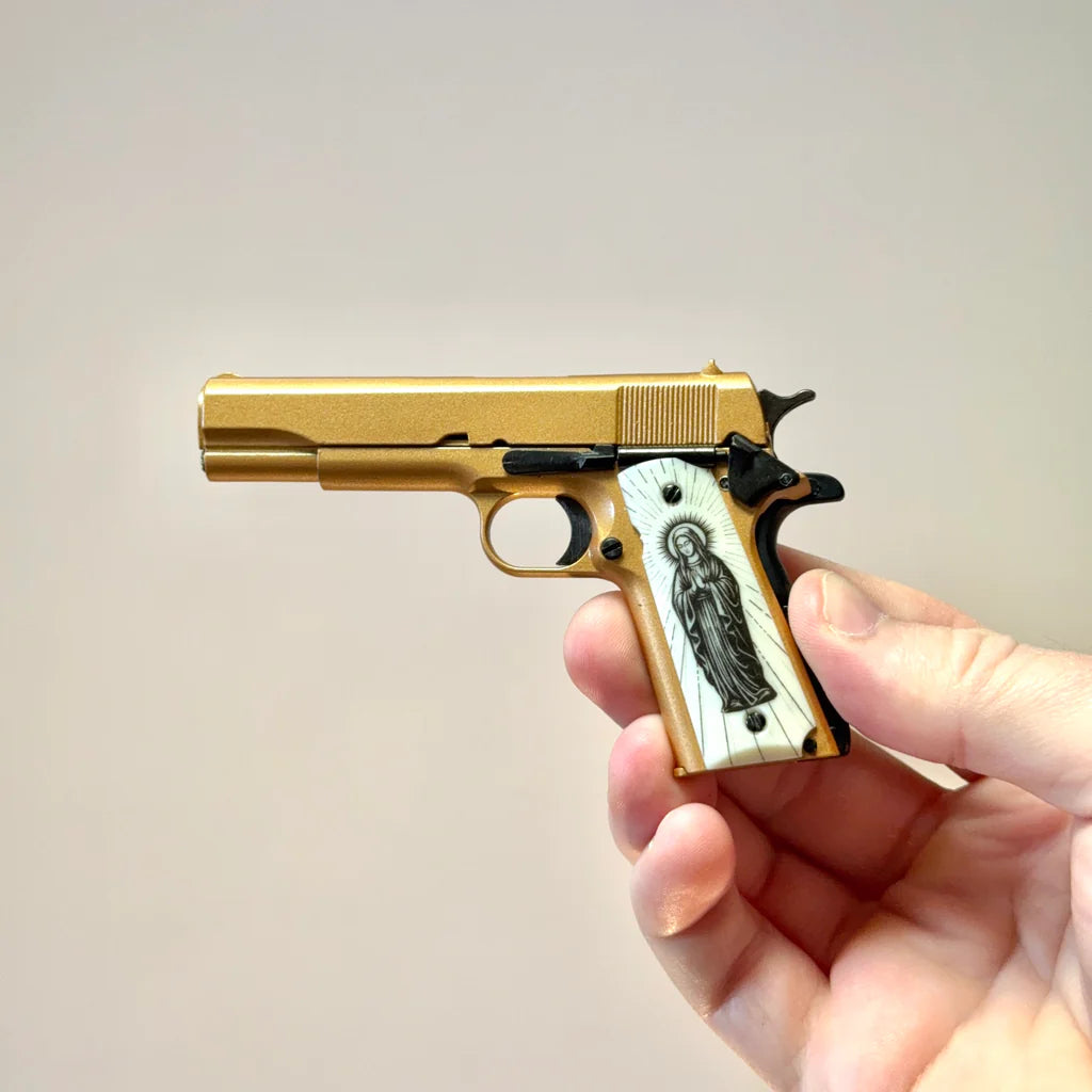 El Jefe gold 1911 model alternate view