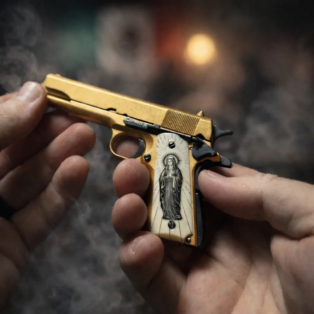 El Jefe gold 1911 model detail