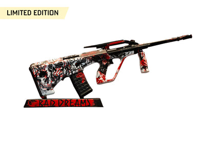Bad Dreams limited edition Bullpup model on stand