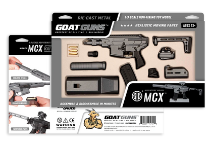 SIG MCX Concrete retail packaging and included parts