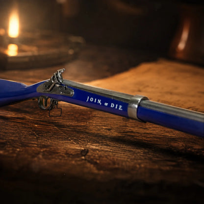 GoatGuns Musket lock and Join or Die detail
