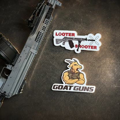 Looter Shooter model and stickers